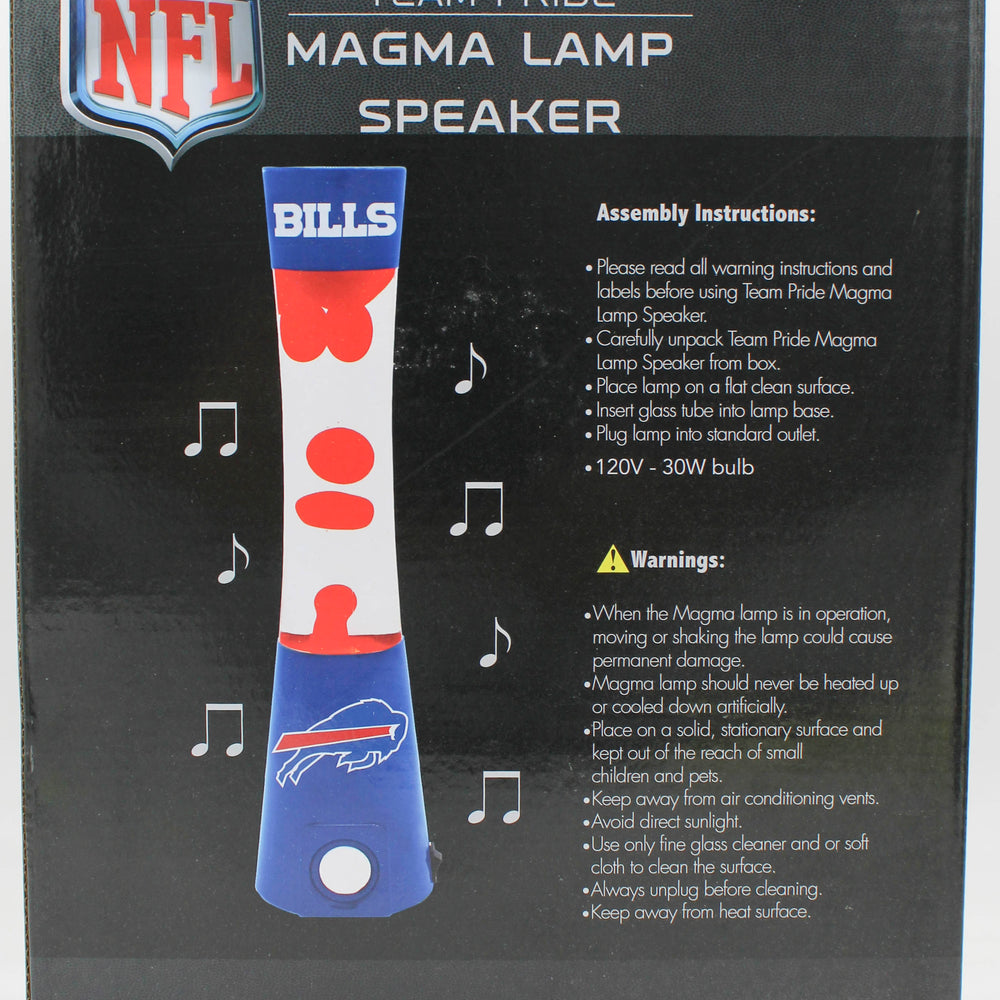 NFL BUFFALO BILLS LAVA LAMP SPEAKER 16.5"