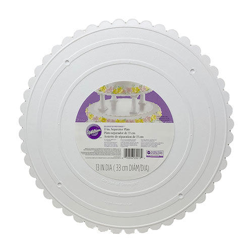 WILTON SEPARATOR PLATE 13"-WHITE
