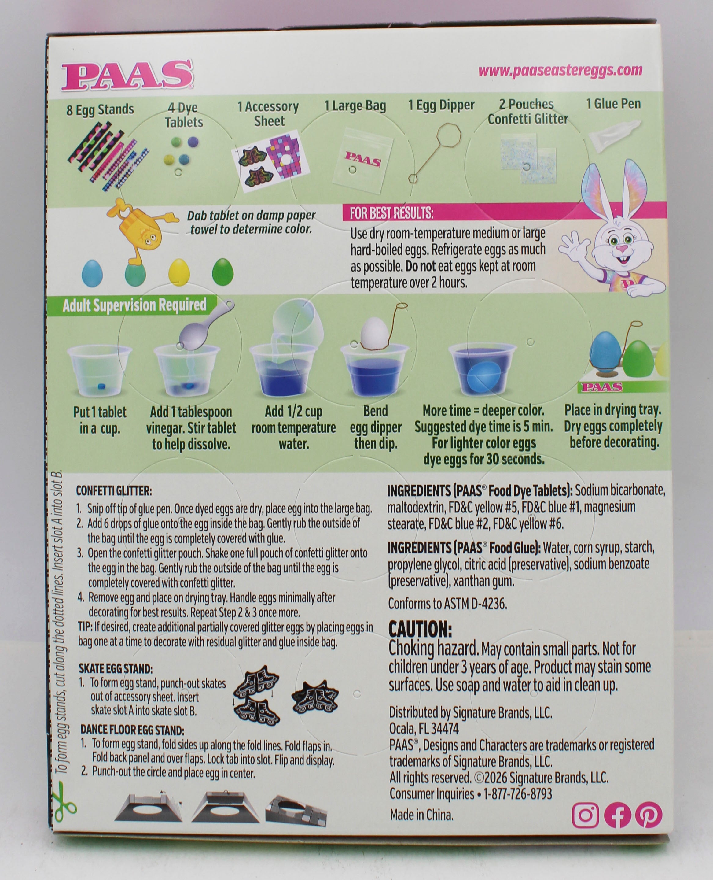PAAS DISCO  EGG DECORATING KIT SHELF TRAY