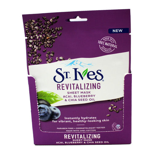 ST.IVES FACE MASK 1CT-REVITALIZING
