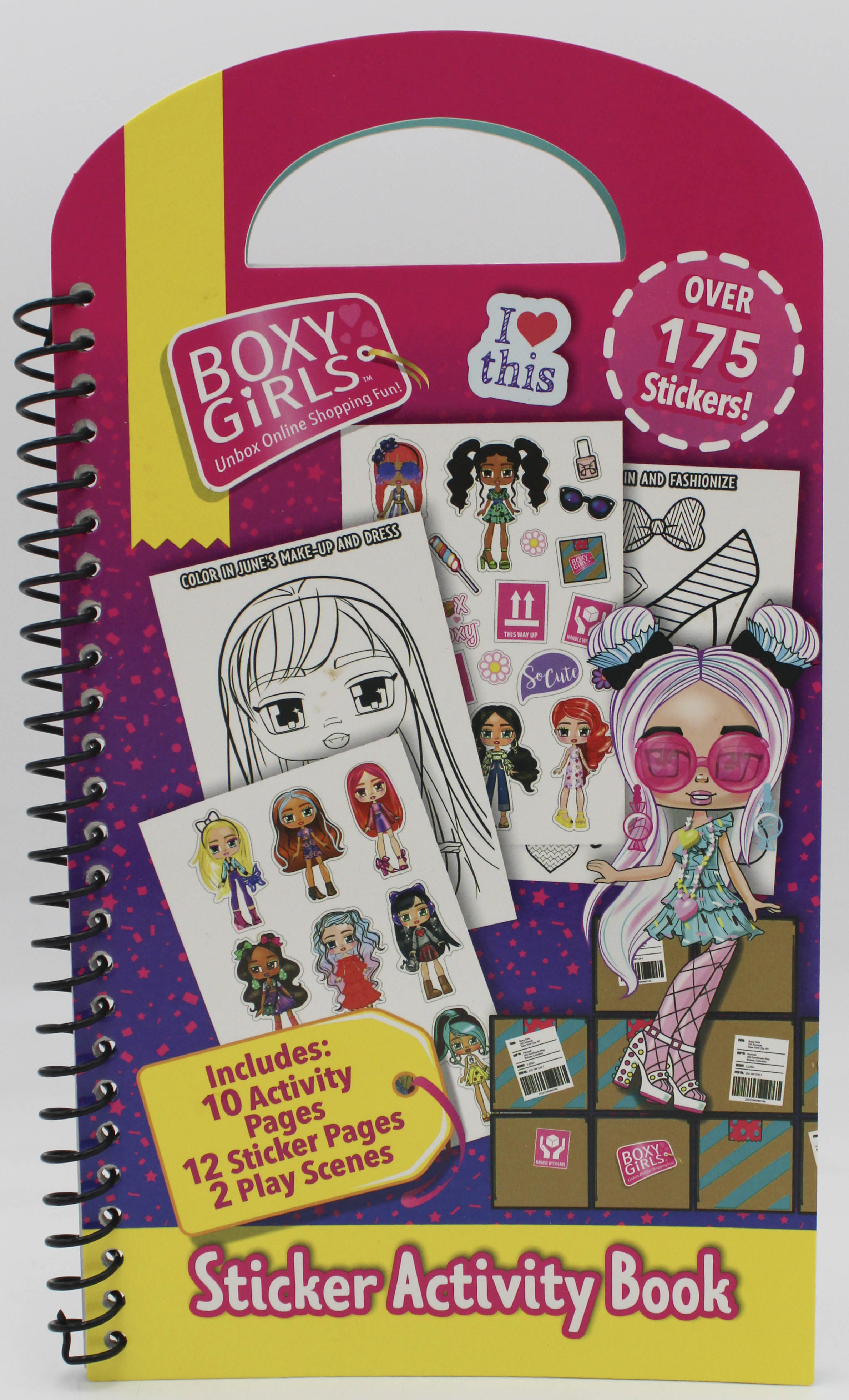 BOXY GIRL STICKER ACTIVITY PAD