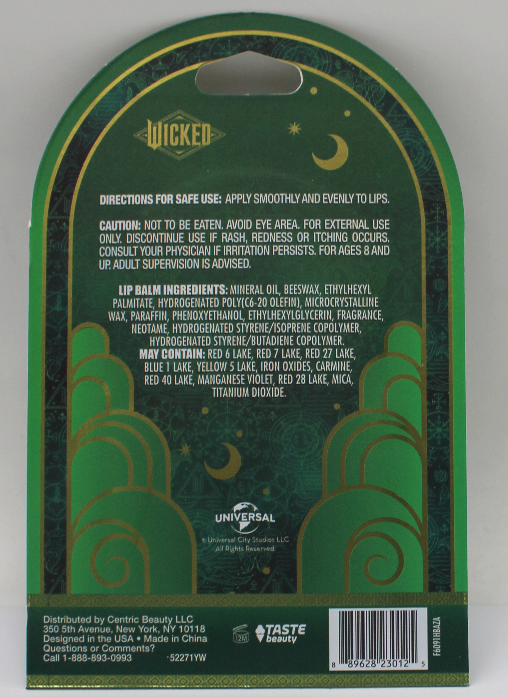 WICKED 3ct LIP SET WITH HAT NI