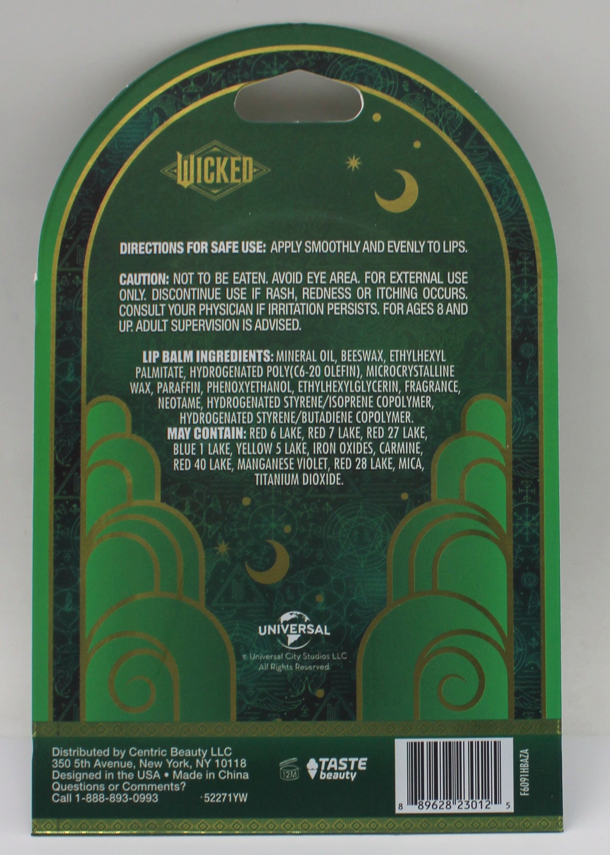 WICKED 3ct LIP SET WITH HAT NI