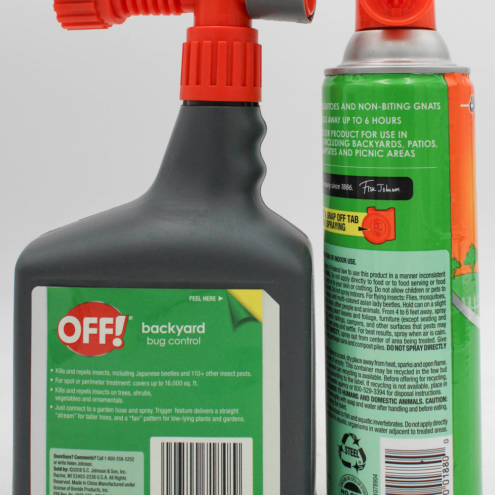 OFF BACKYARD BUG CONTROL MIXED QUARTER PALLET DISPLAY