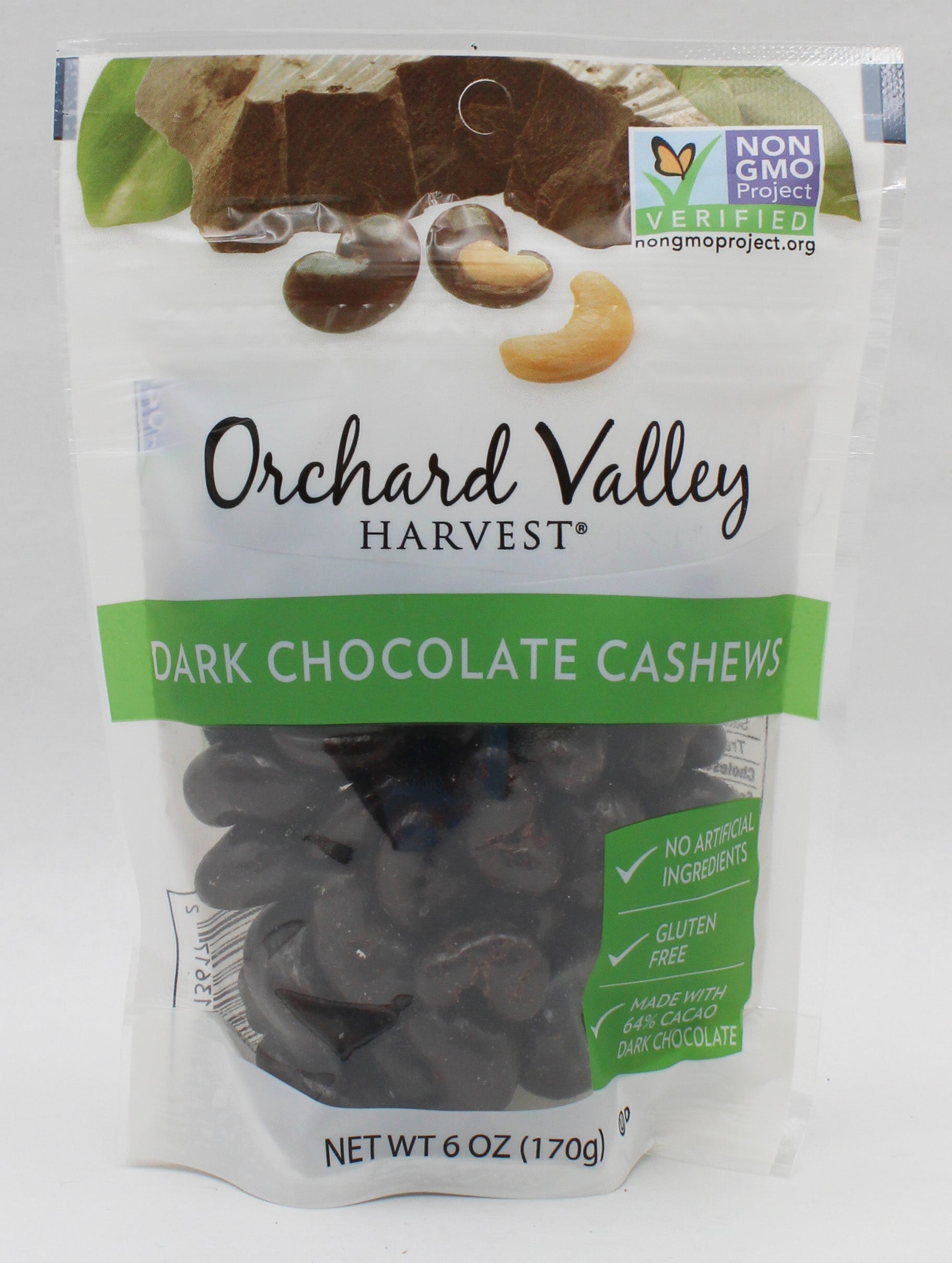Orchard Valley Harvest Dark Chocolate Cashews 6oz