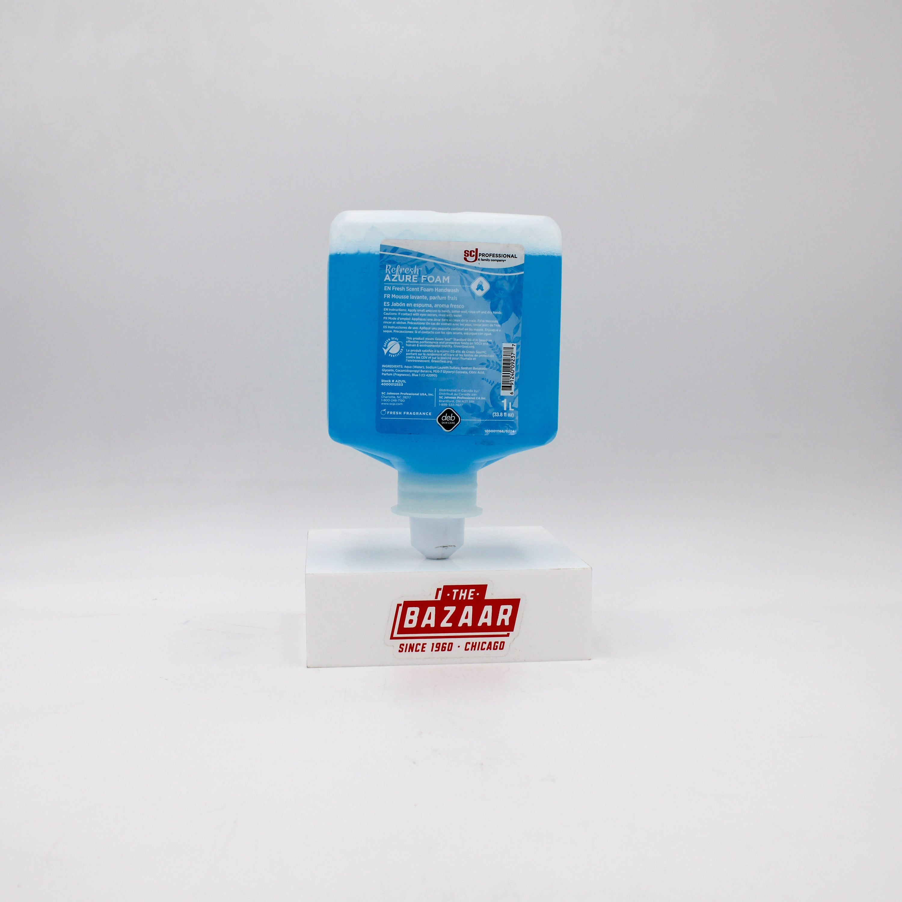 SP SCJ REFRESH AZURE FOAM HAND WASH 33.8oz