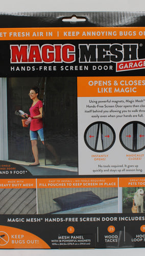 MAGIC MESH GARAGE DOOR HANDS FREE SCREEN NI