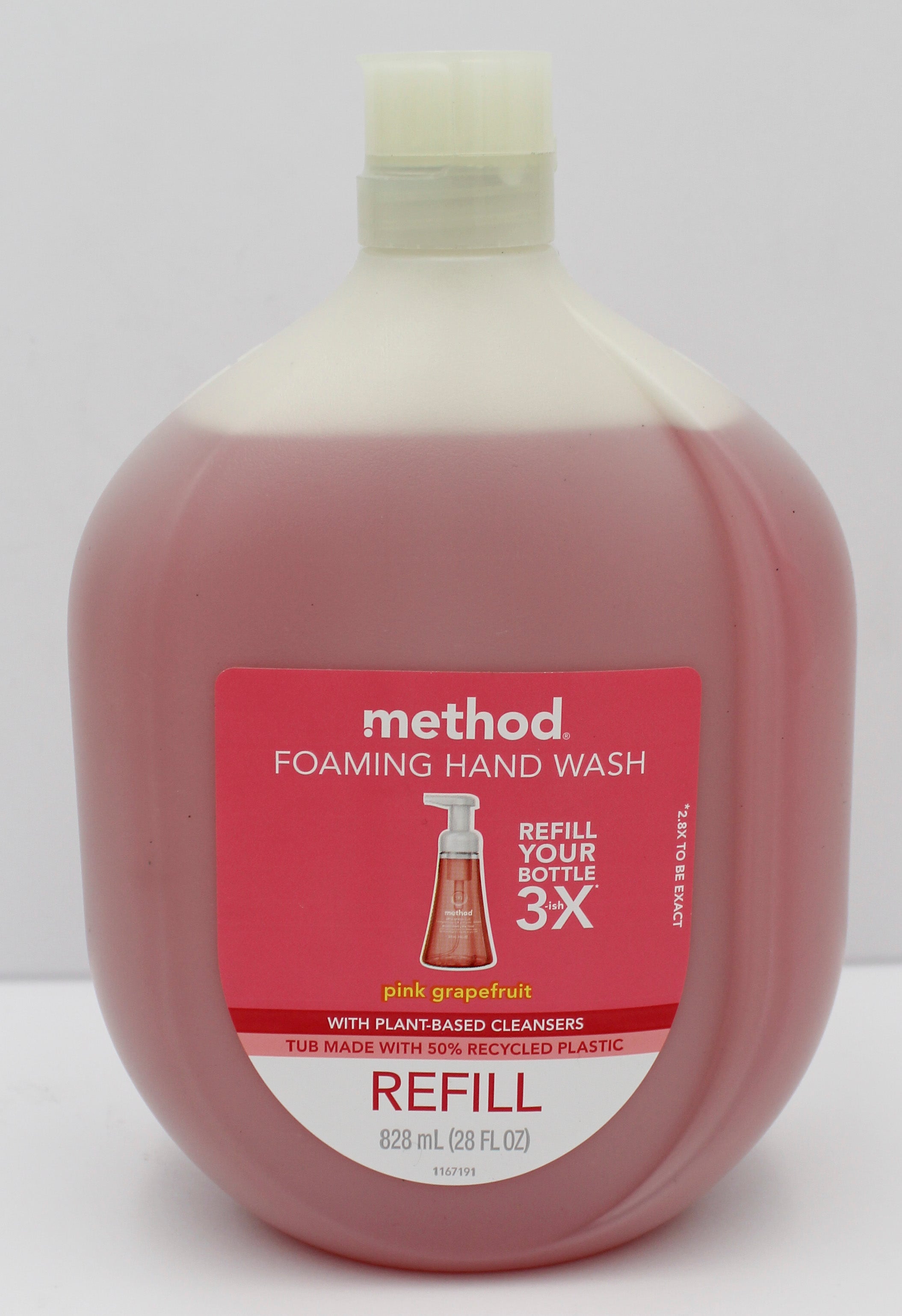 METHOD FOAMING HAND WASH PINK GRAPEFRUIT REFILL 28floz US