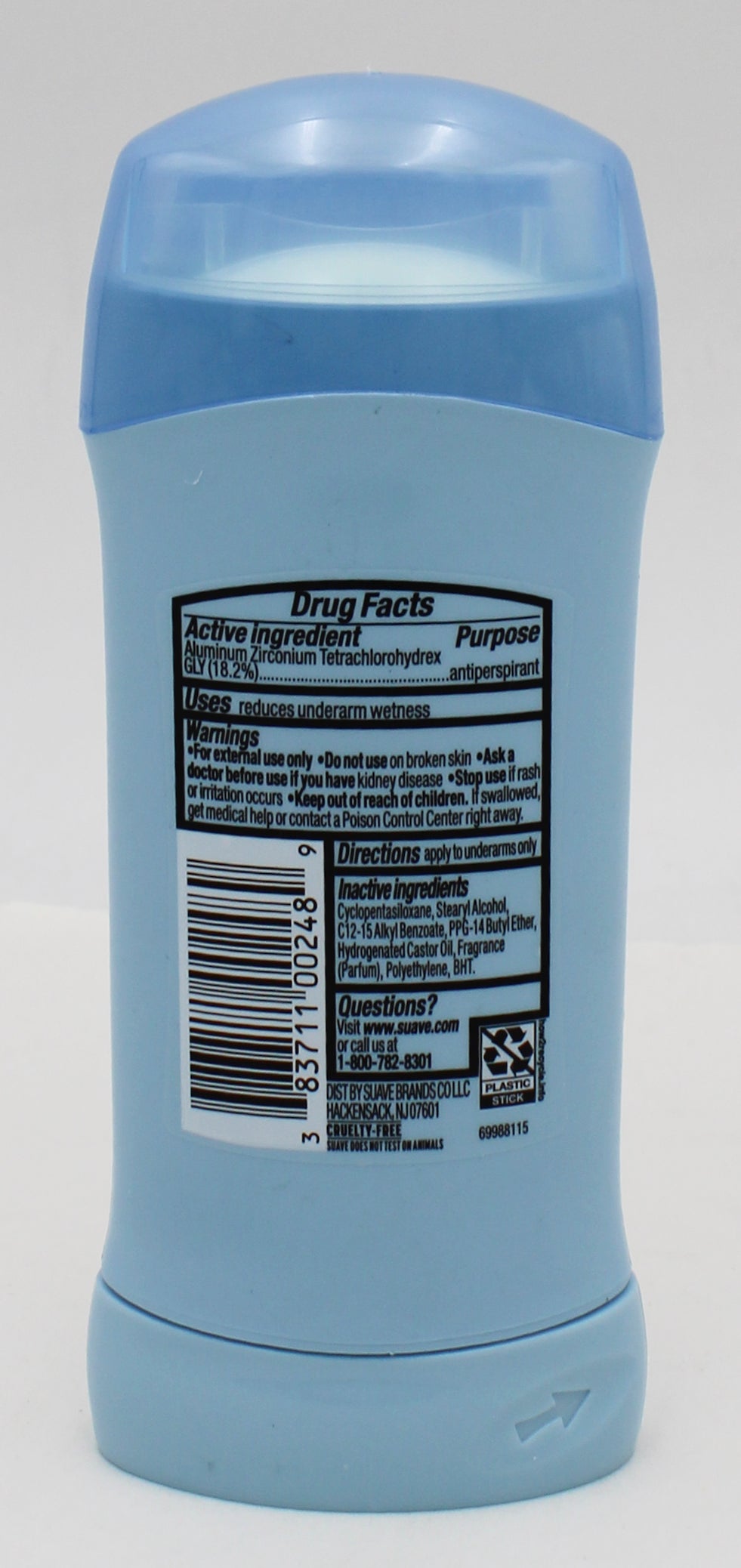 SUAVE INVISIBLE SOLID EVERLASTING SUNSHINE  2.6z