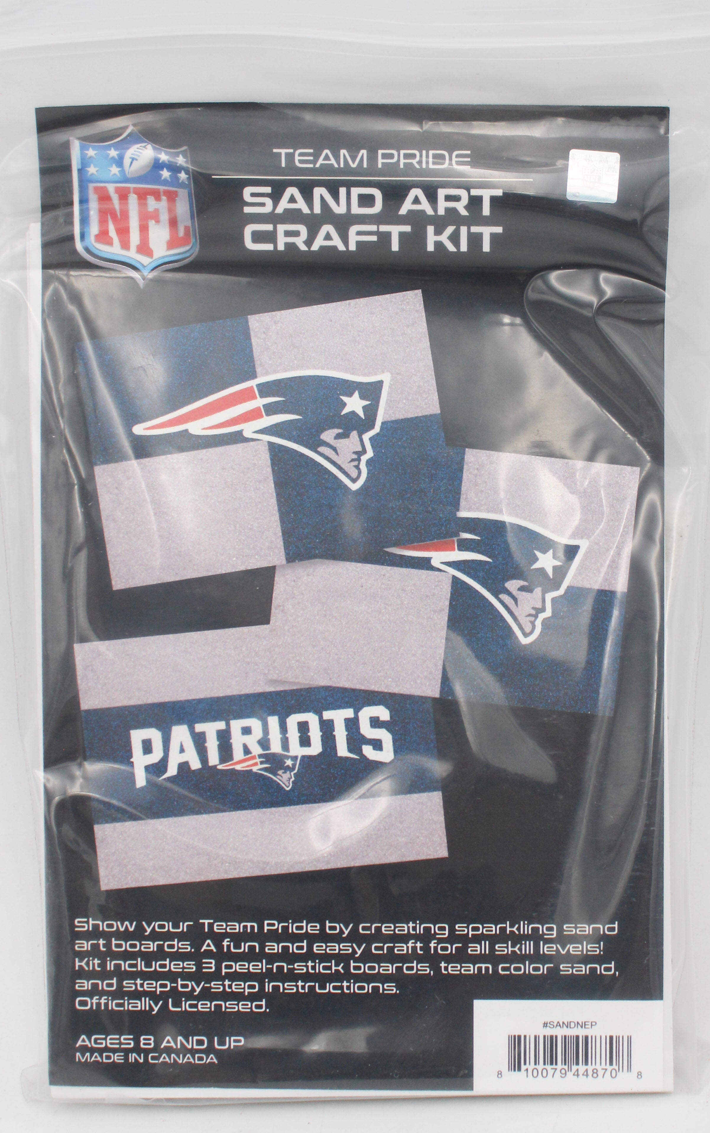 NEW ENGLAND PATRIOTS SAND ART CRAFT KIT