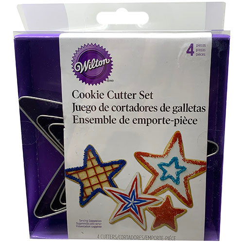 WILTON METAL COOKIE CUTTER 4CT-STAR