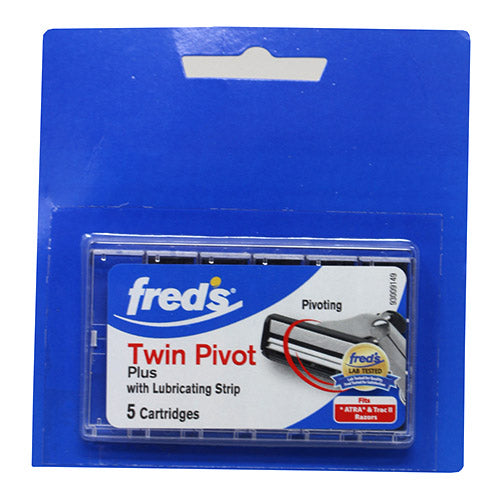 Freds Twin Razor Cartridge 5ct Wholesale Pack