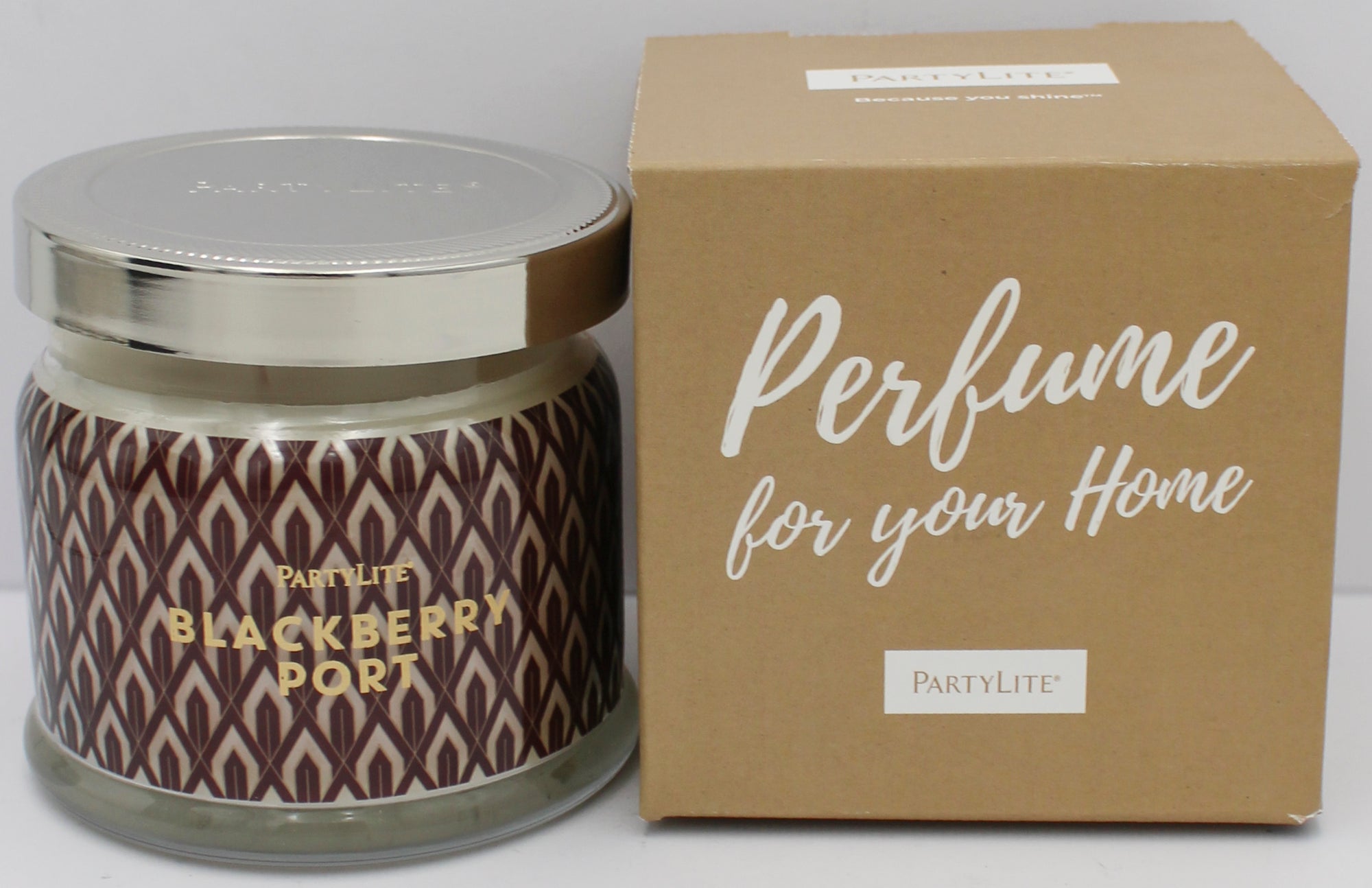 PARTYLITE BLACKBERRY PORT 3-WICK JAR CANDLE 13.2oz