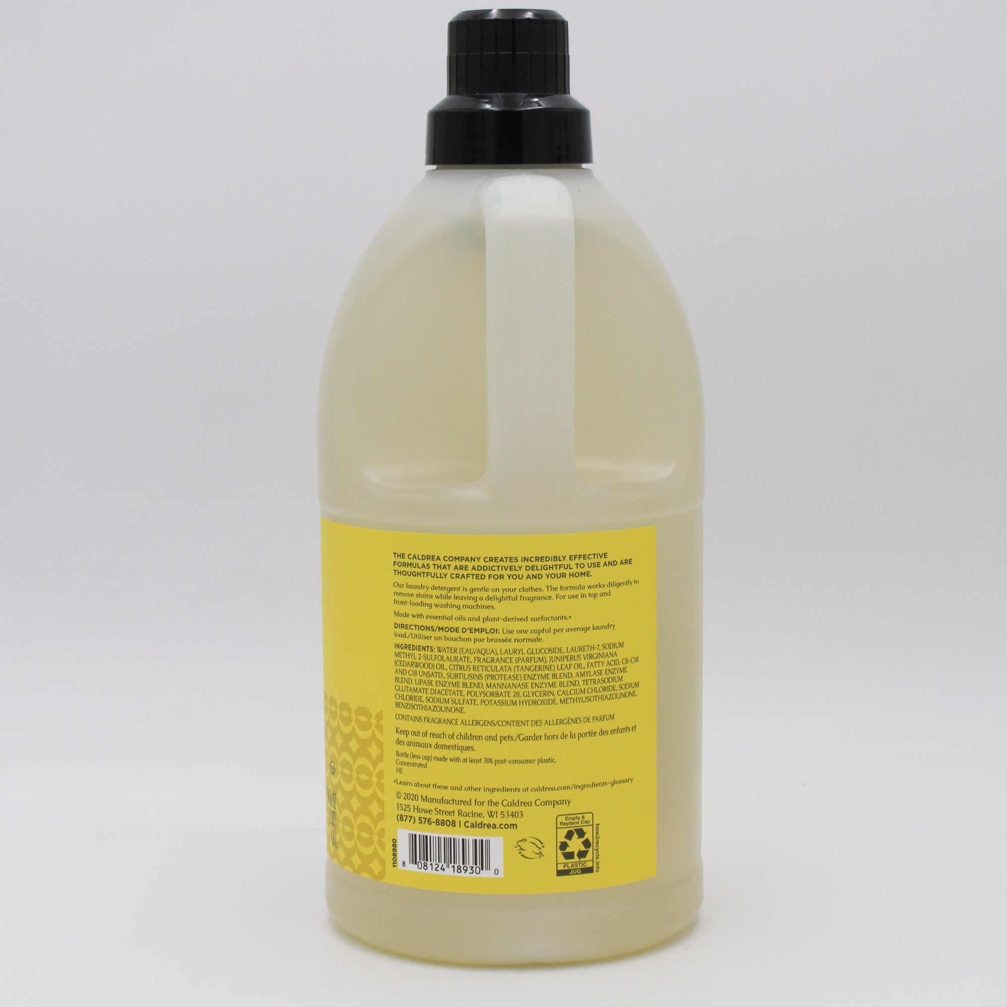 CALDREA LAUNDRY DETERGENT SEA SALT NEROLI 64oz