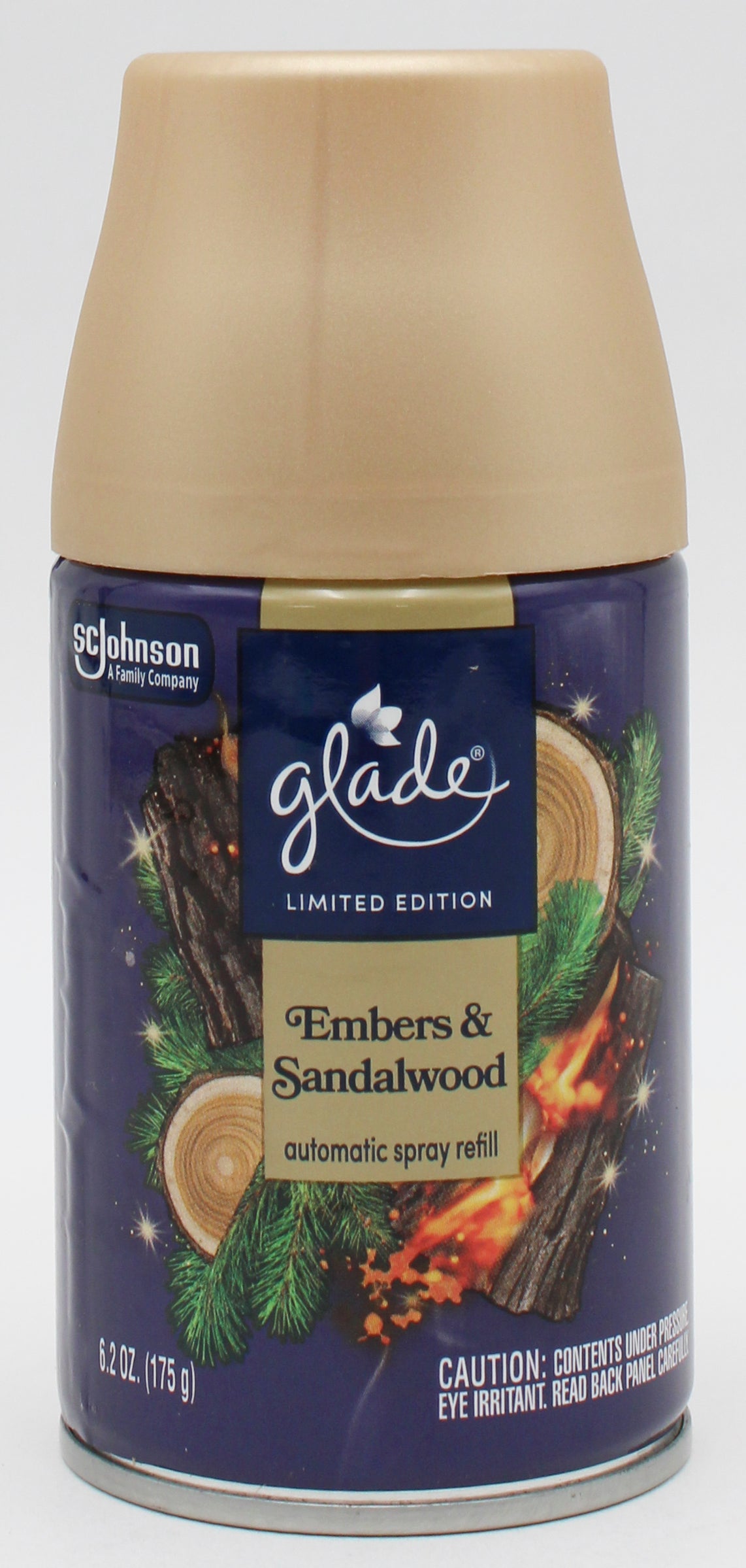GLADE AUTOMATIC SPRAY REFILL EMBERS & SANDALWOOD 6.2oz. US