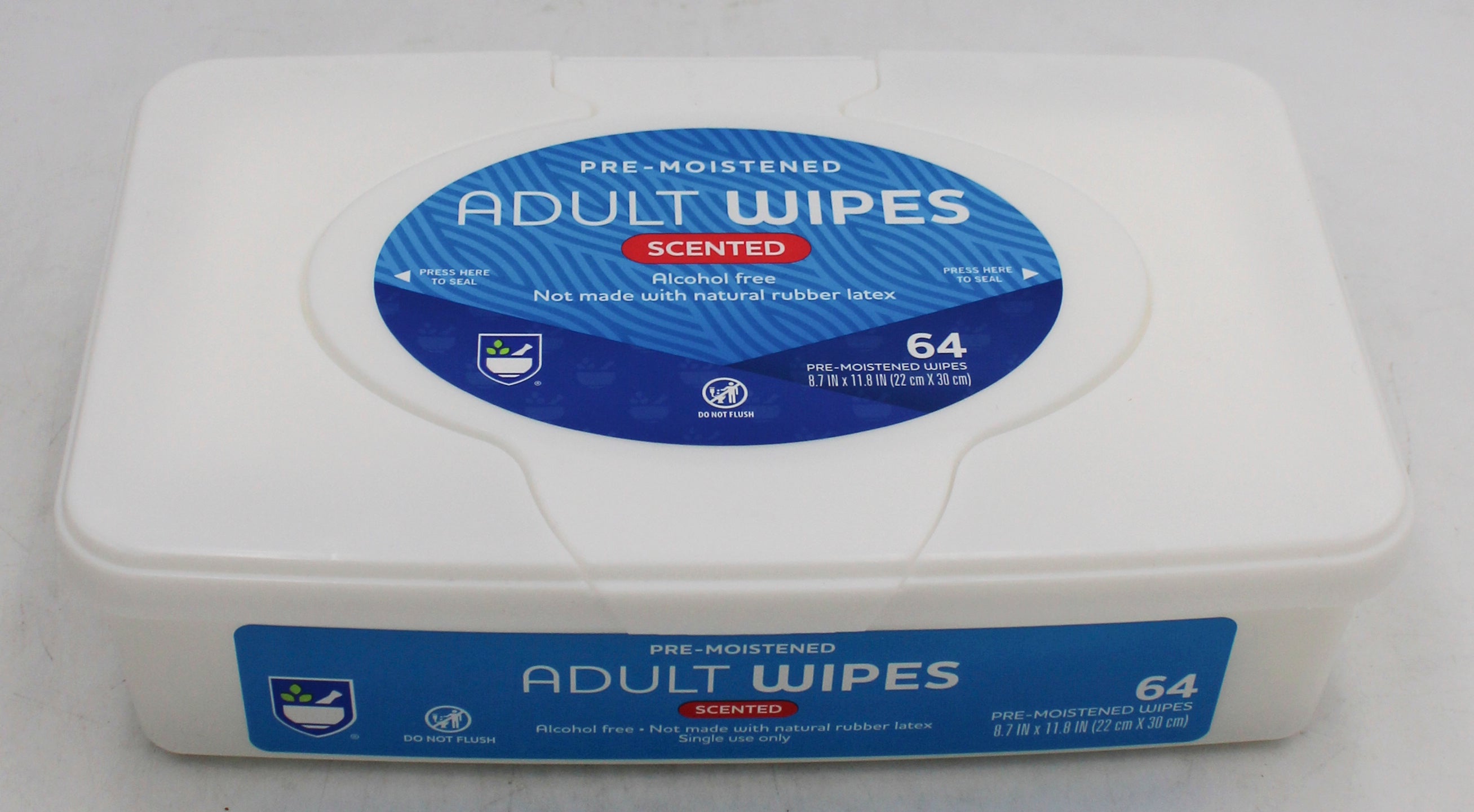RITE AID ADULT WIPES, 64CT