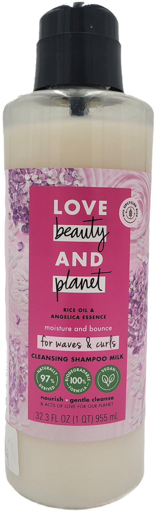 LOVE BEAUTY AND PLANET SHAMPOO MILK RICE OIL & ANGELICA ESSENCE 32.3oz