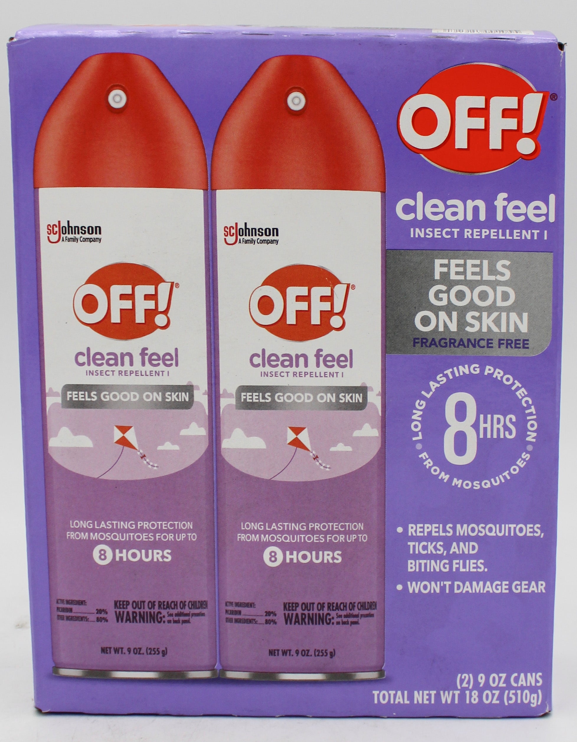 SP PEST2025 OFF CLEAN FEEL 2CT 9oz SD