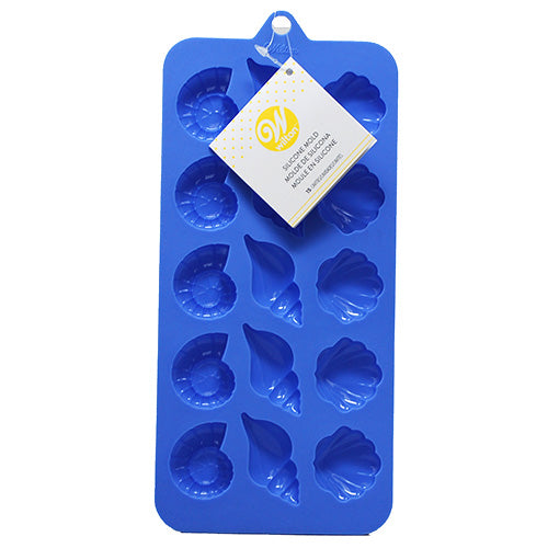 WILTON SEASHELLS SILICONE CANDY MOLD (15 CAVITY)