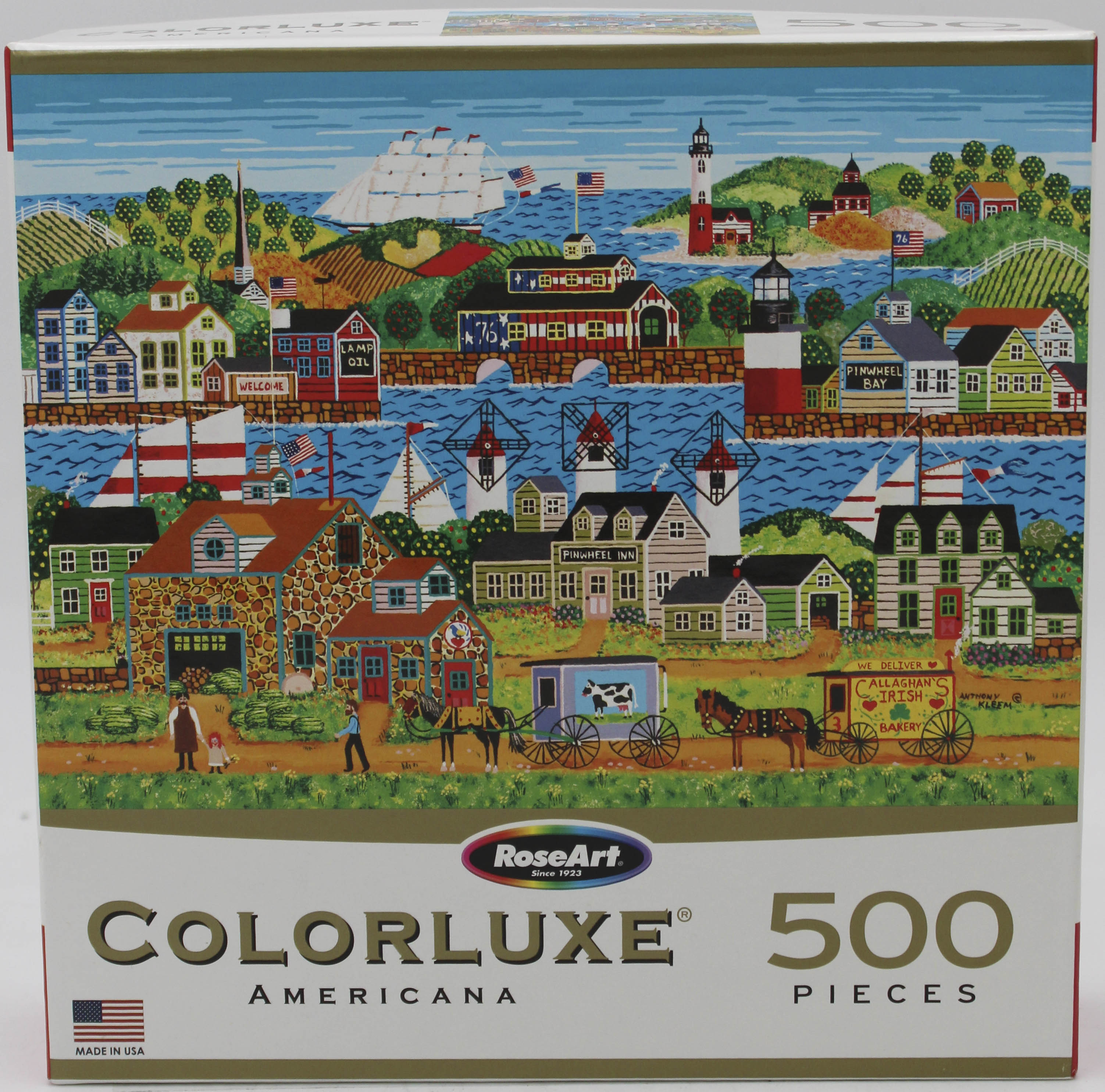 CRA-Z-ART COLORLUXE AMERICANA PUZZLE PIN WHEEL BAY 500PC