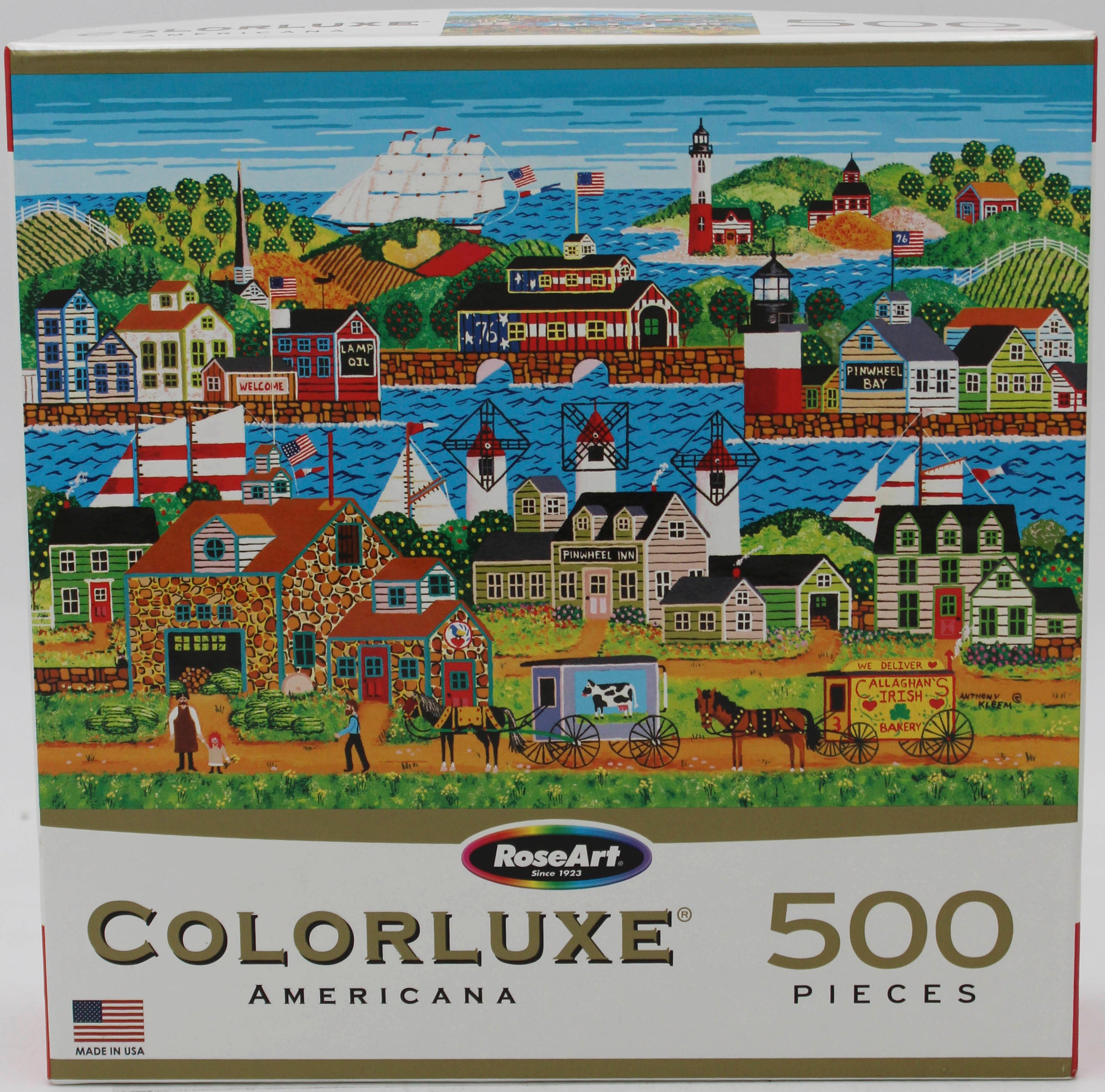 CRA-Z-ART COLORLUXE AMERICANA PUZZLE PIN WHEEL BAY 500PC