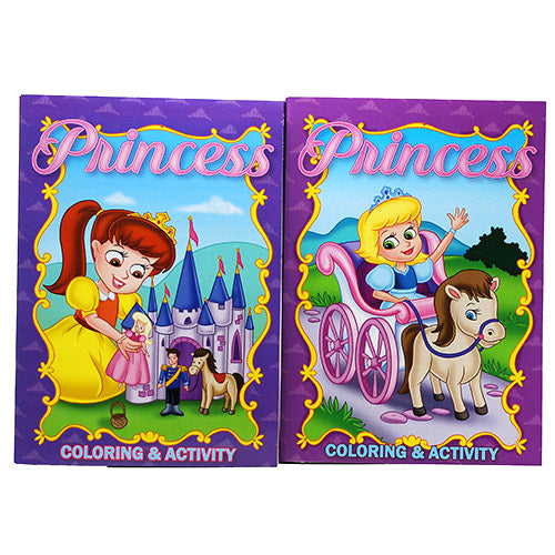 JUMBO COLOR/ACTIVITY BOOK-PRINCESS