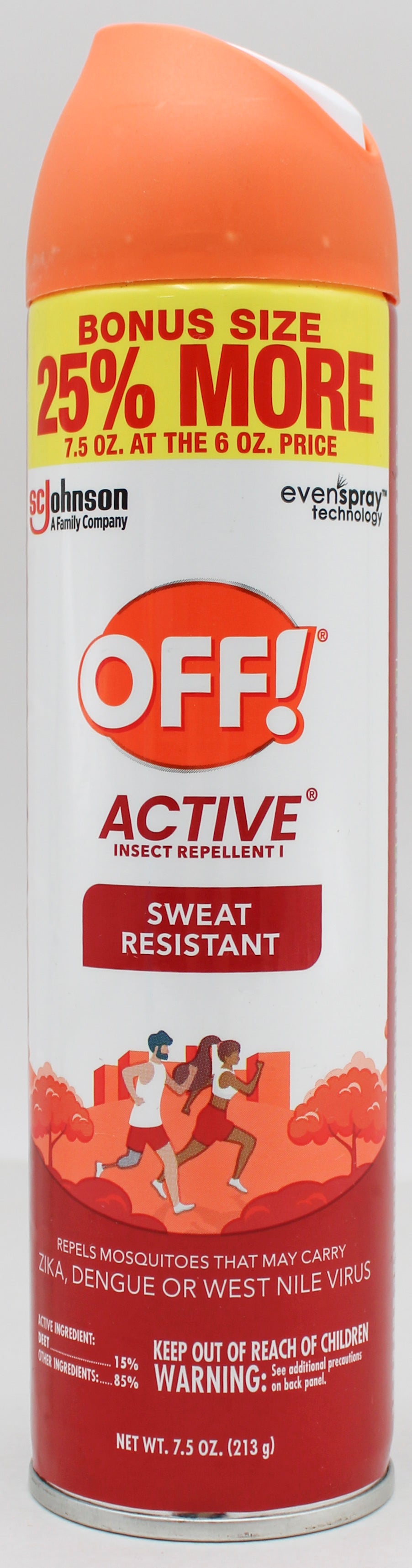 SP OFF ACTIVE INSECT REPELLENT SWEAT RESISTANT 7.5OZ