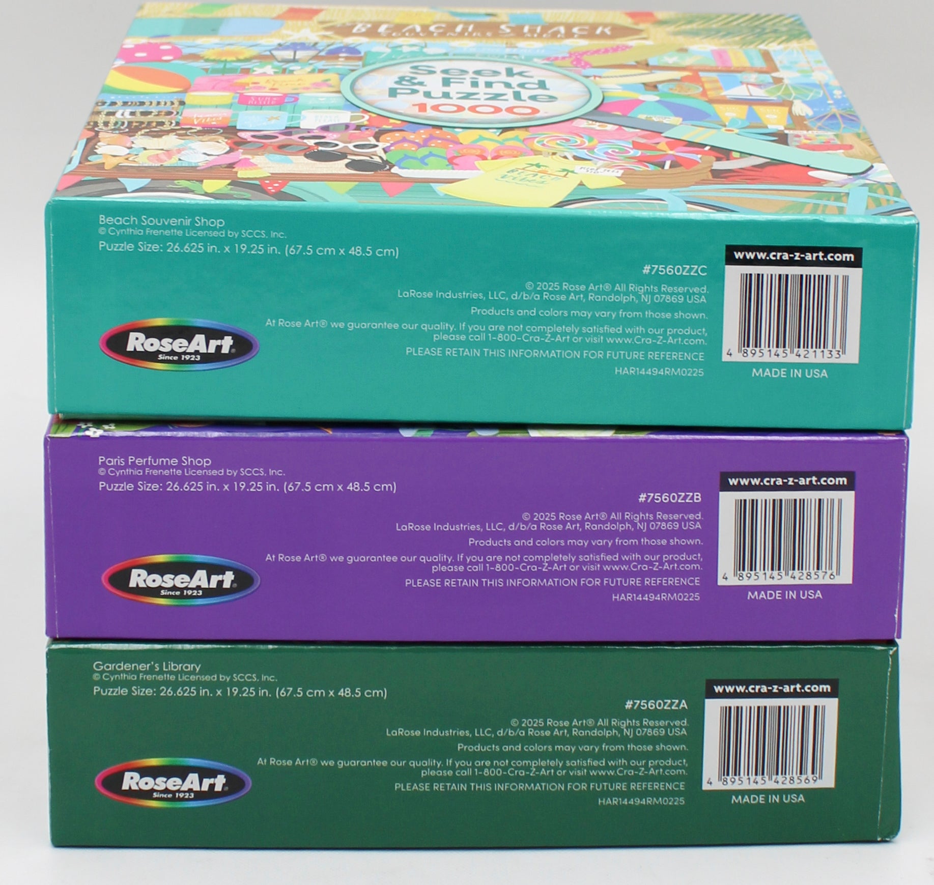 CRA-Z-ART SEEK AND FIND 1000PC PUZZLE - ASSORTED