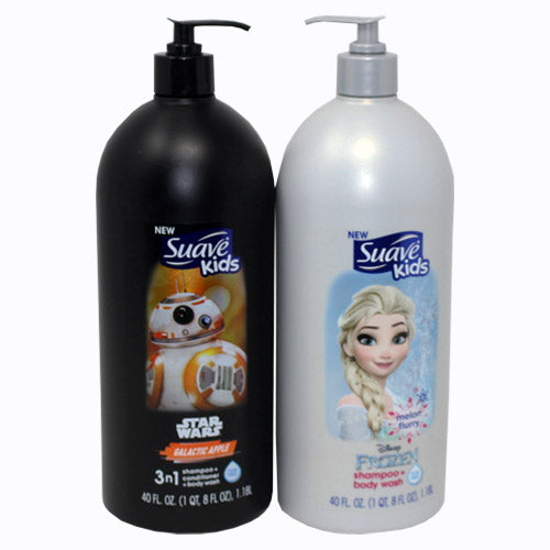 SUAVE KID SHMP/COND/WASH 40oz-DSPLY