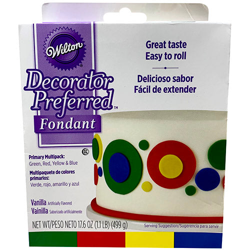 SP WILTON FONDANT VANILLA 17.6OZ