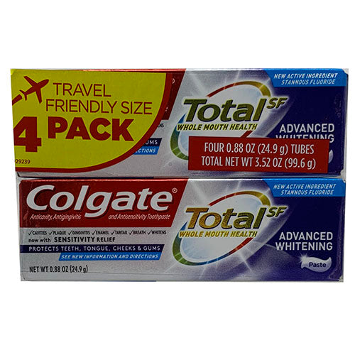 COLGATE T/PASTE .88oz/4PK(7/21)WHTN/NI