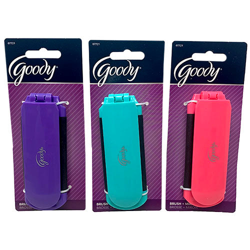 GOODY TRAVL BRUSH/FLDING MIRROR/NI.