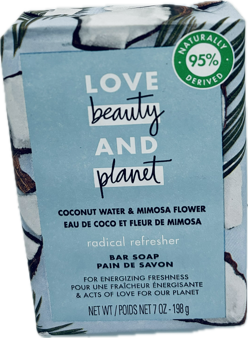 LOVE BEAUTY AND PLANET 7oz BAR SOAP COCONUT WATER&MIMOSA FLOWER