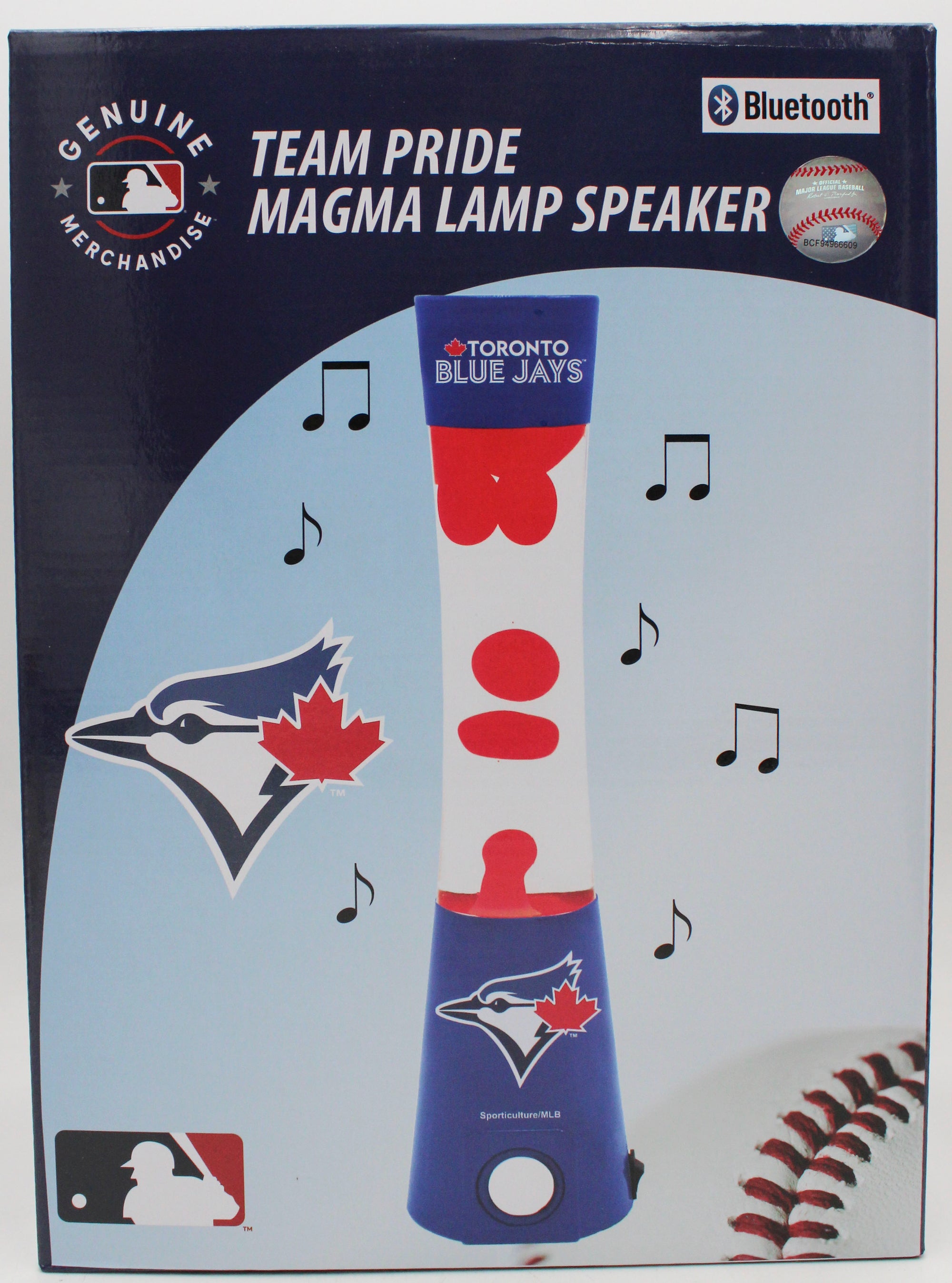 OFFICIALLY LICENSED TORONTO BLUE JAYS MAGMA LAMP SPEAKER 16.5"