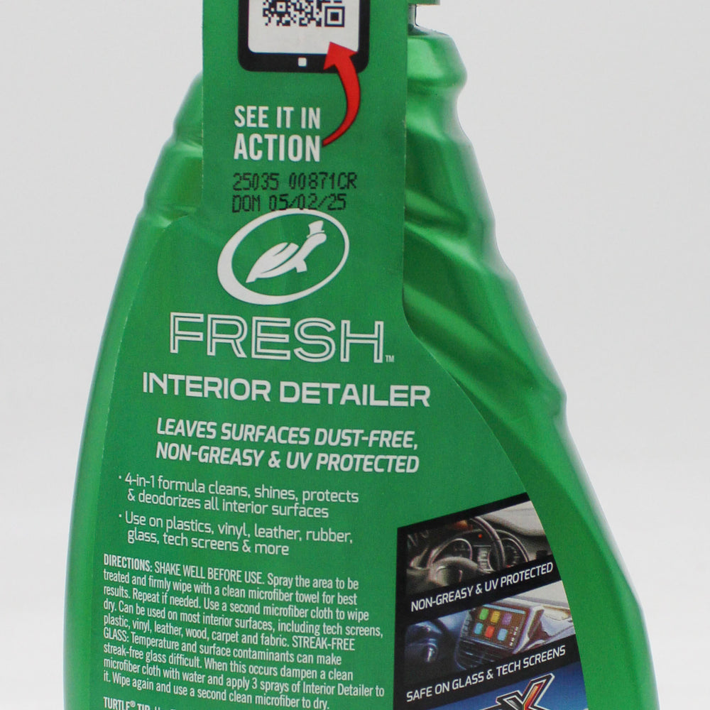 SP TURTLE WAX FRESH INTERIOR DETAILER 16oz FRESH LINEN SCENT