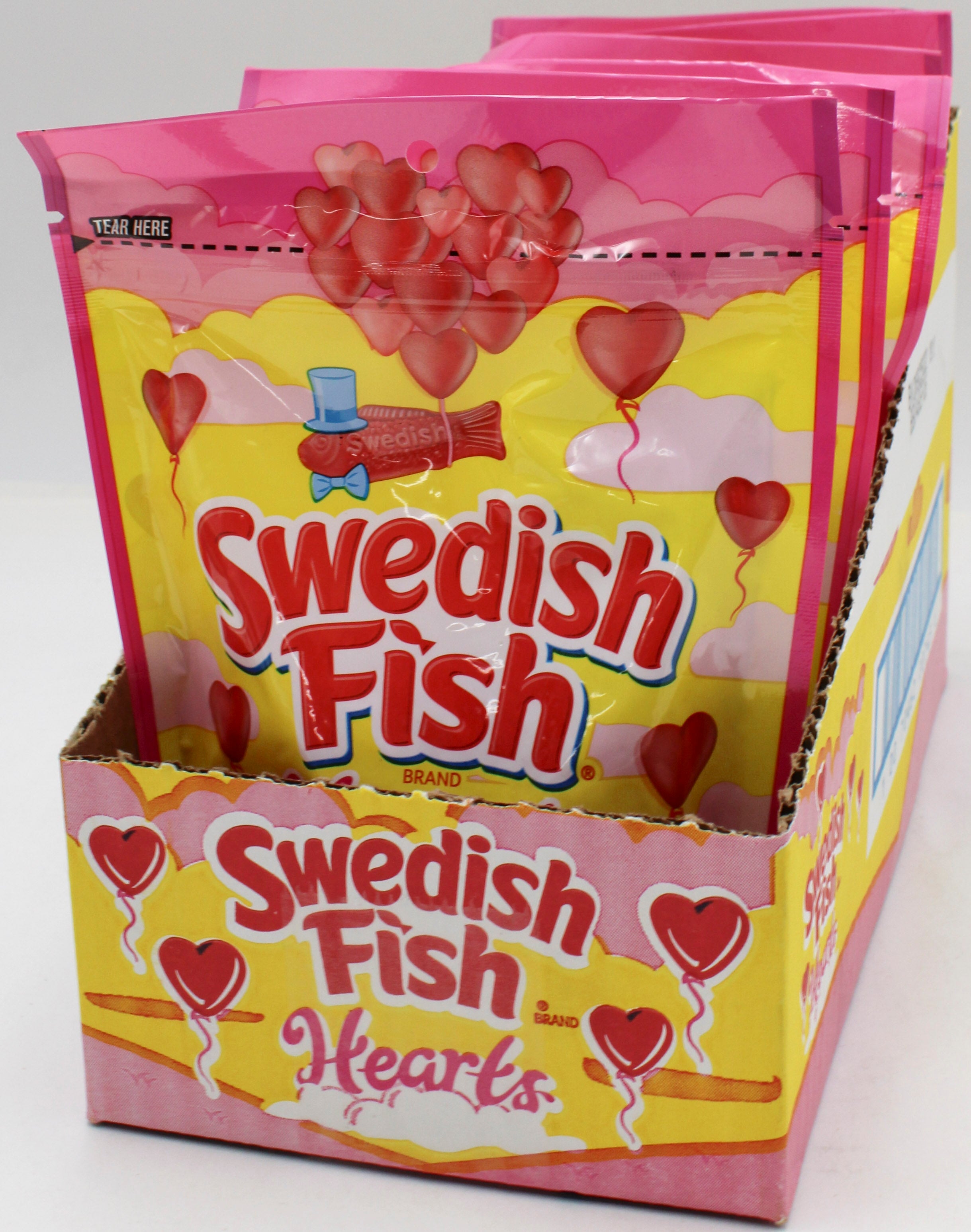 SWEDISH FISH HEARTS 10 Oz BB 9/4/26