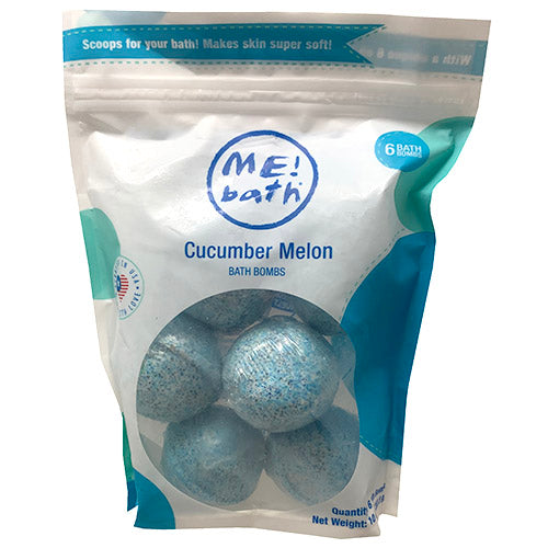 SP ME! BATH BOMBS 6CT-CUCUMBER MELON.
