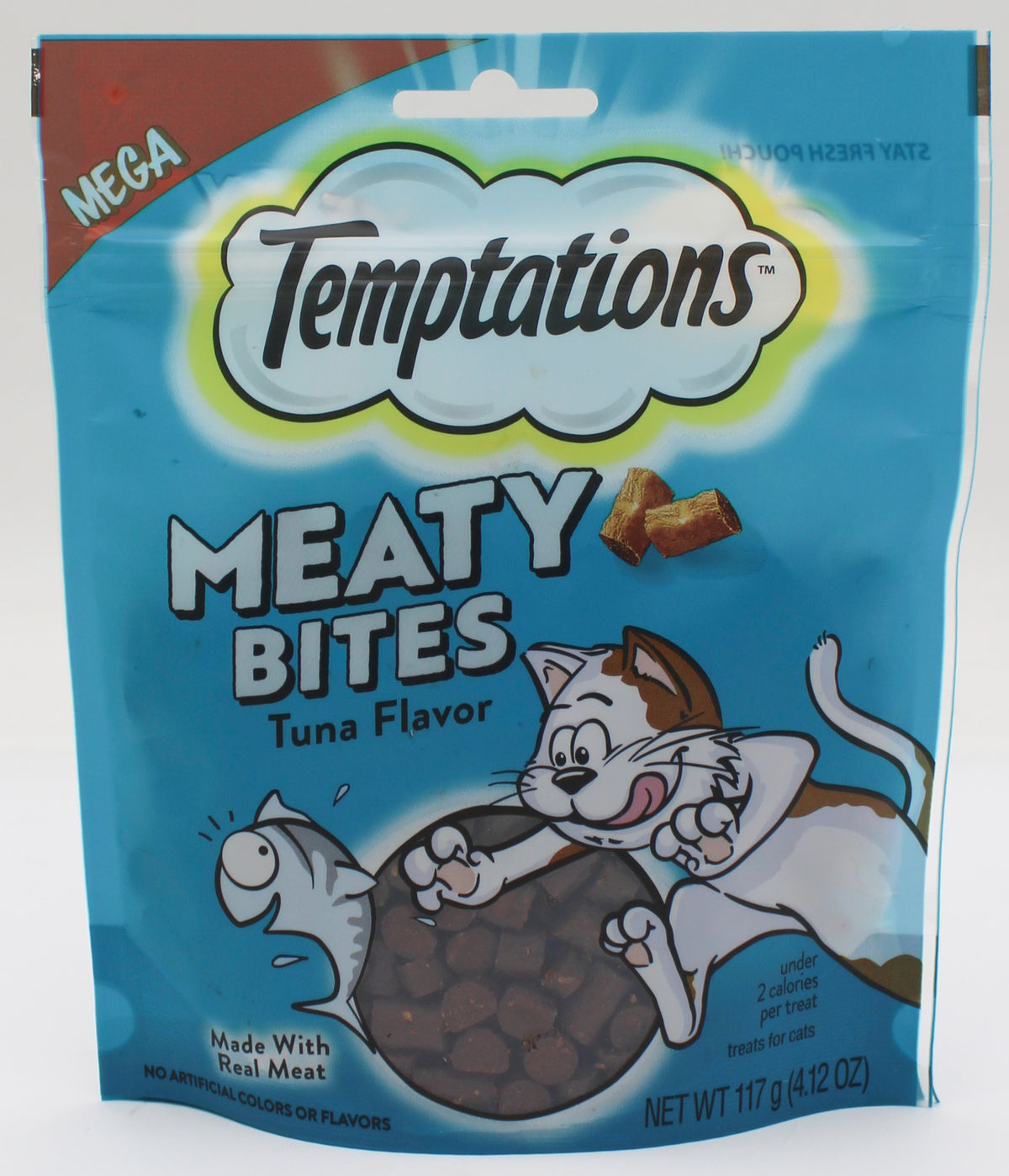 TEMPTATIONS MEATY BITES TUNA 4.12oz BB 3/19/27