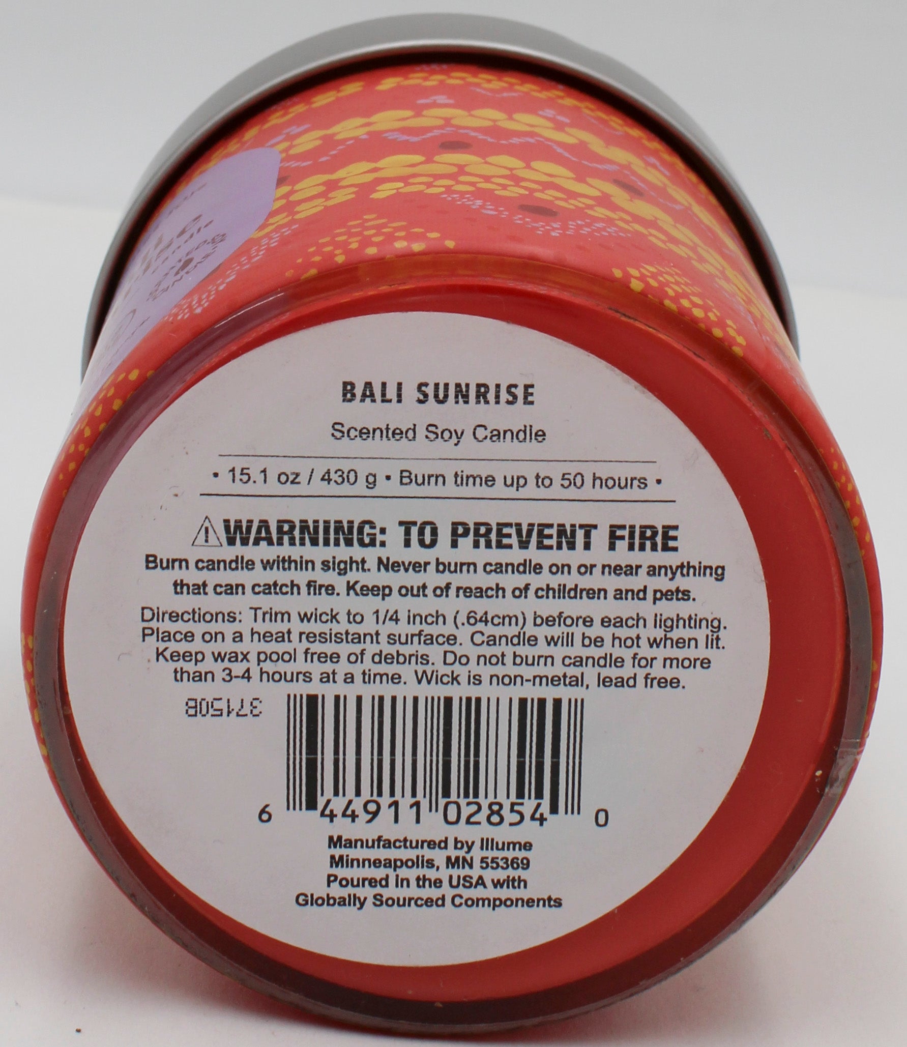 SIGNATURE SOY JAR CANDLE BALI SUNRISE 15.1oz