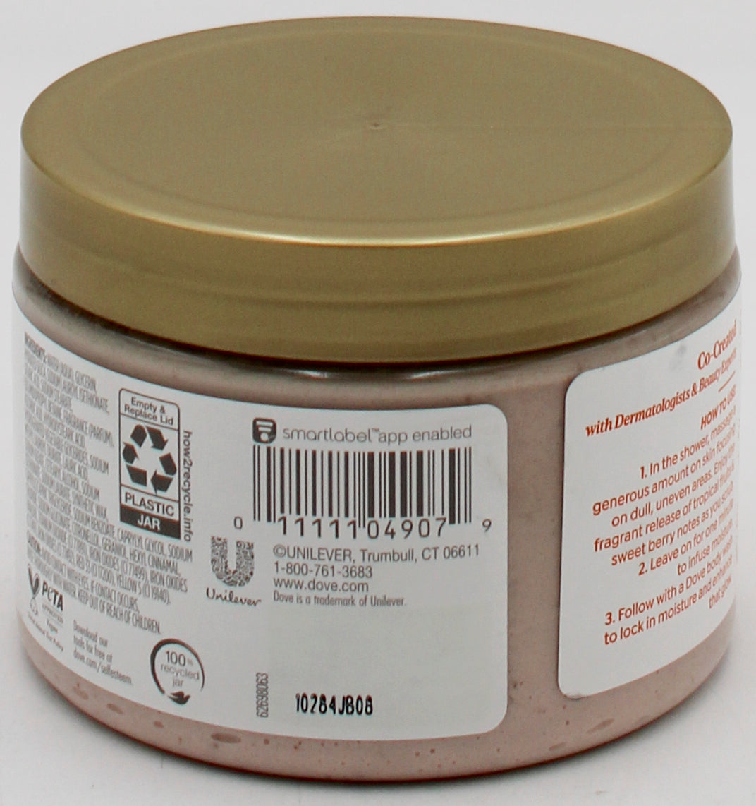 DOVE SCRUB - GLOW RECHARGE 12oz