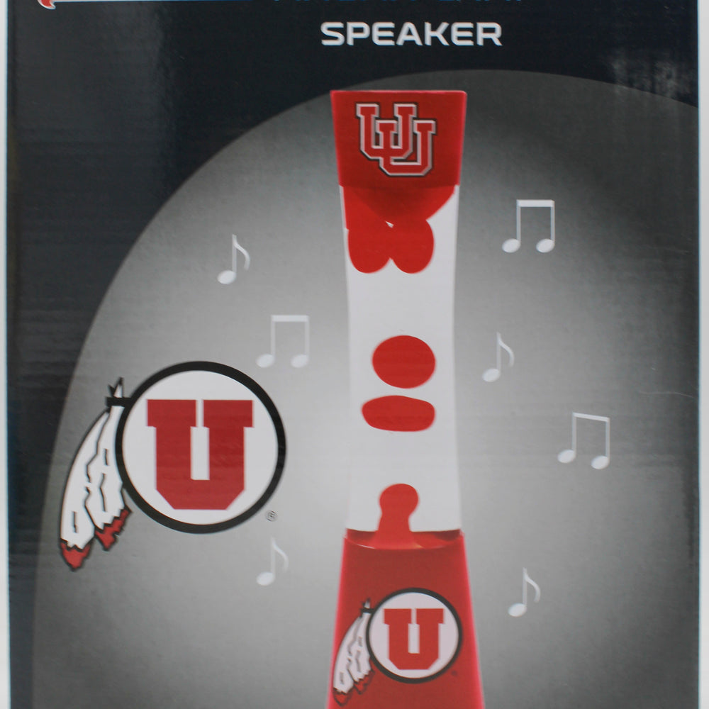 NCAA UTAH UTES LAVA LAMP SPEAKER 16.5"