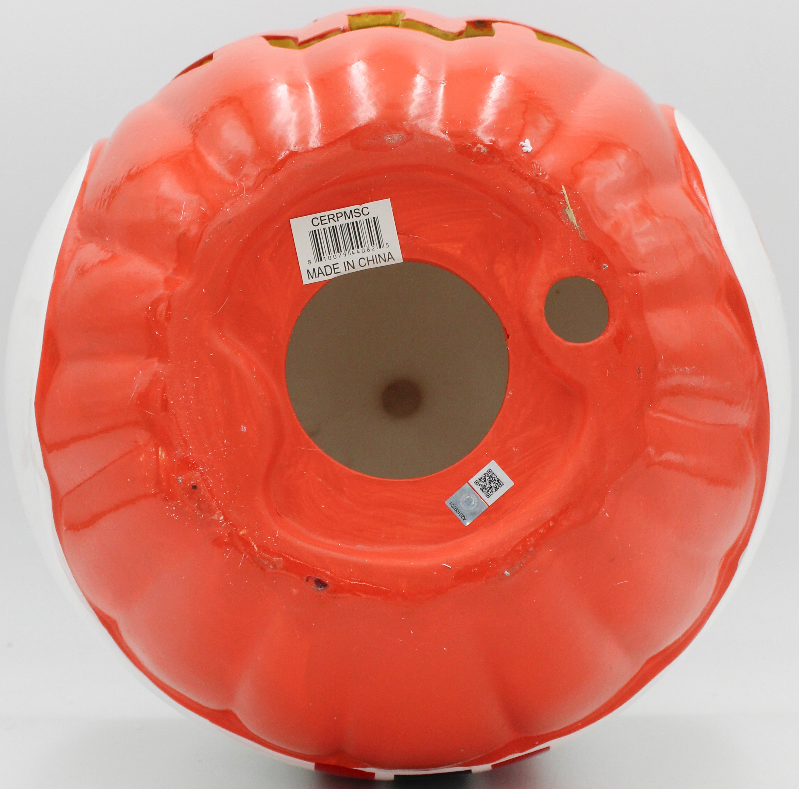 SOUTH CAROLINA GAMECOCKS CERAMIC PUMPKIN HELMET 10"