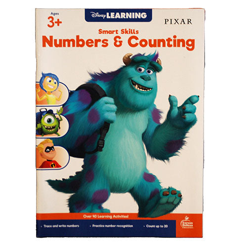 DISNEY LEARNING PIXAR NUMBERS&COUNTING AGES 3+/64 PAGES PP $4.99