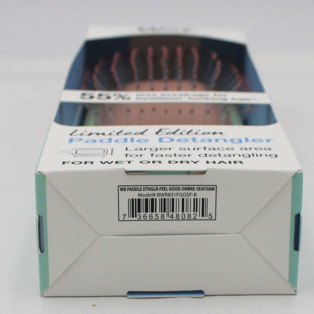 WET BRUSH PADDLE DETANGLER FEEL GOOD OMBRE - SEAFOAM NI