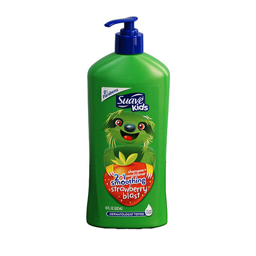 SUAVE KIDS 2-IN-1 SHAMPOO/CONDITIONER 18OZ-STRAWBERRY BLAST