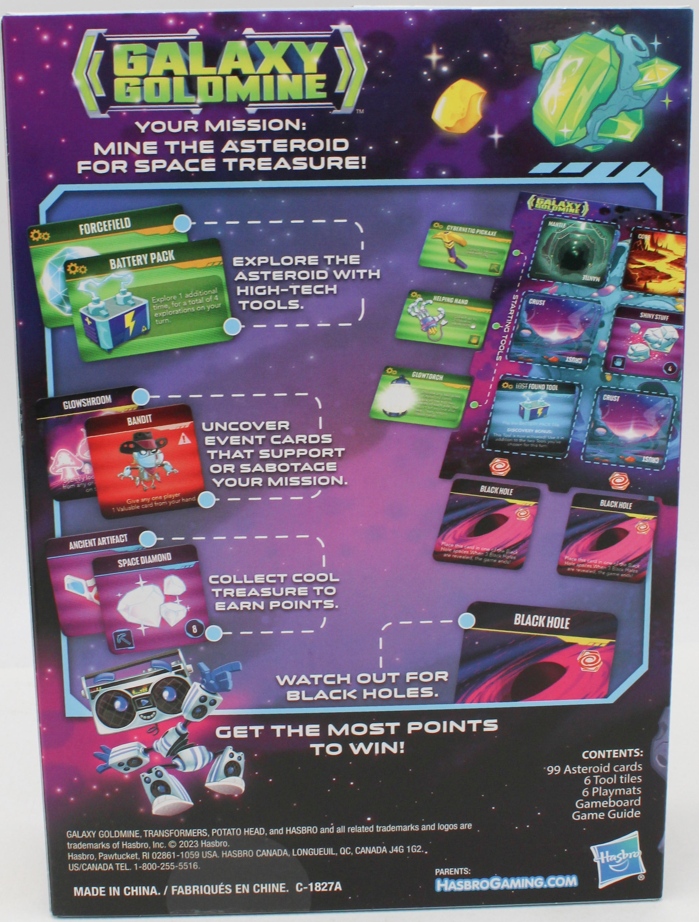 HASBRO GALAXY GOLDMINE GAME