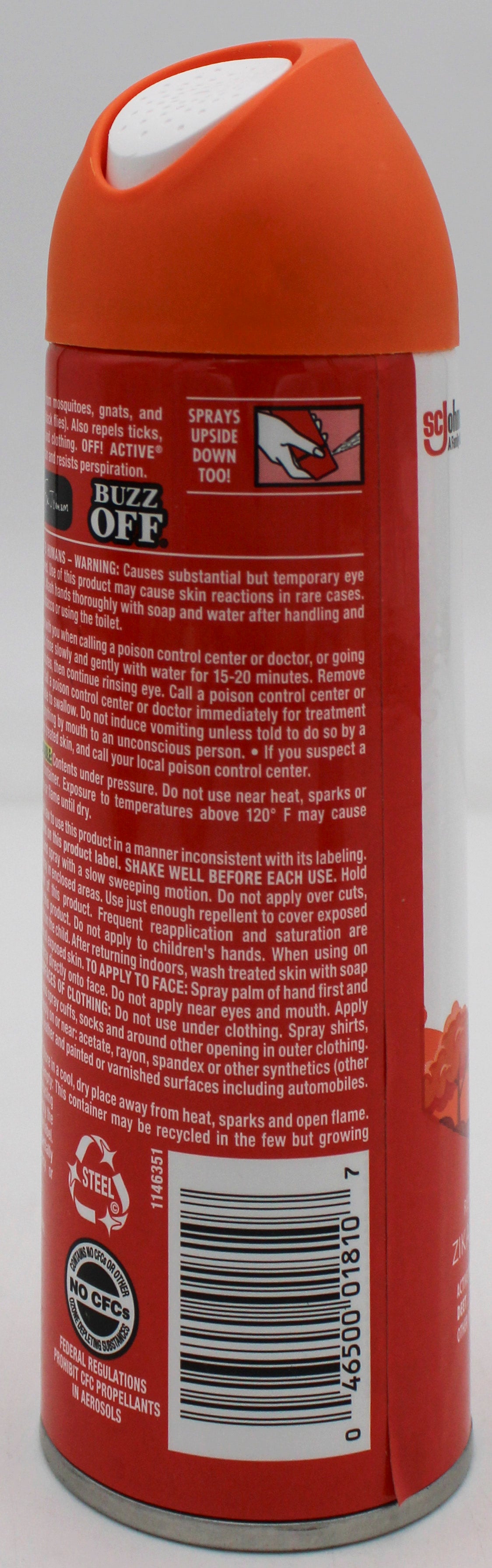 SP OFF AEROSOL INSECT REPELLENT 6oz SWEAT RESISTANT