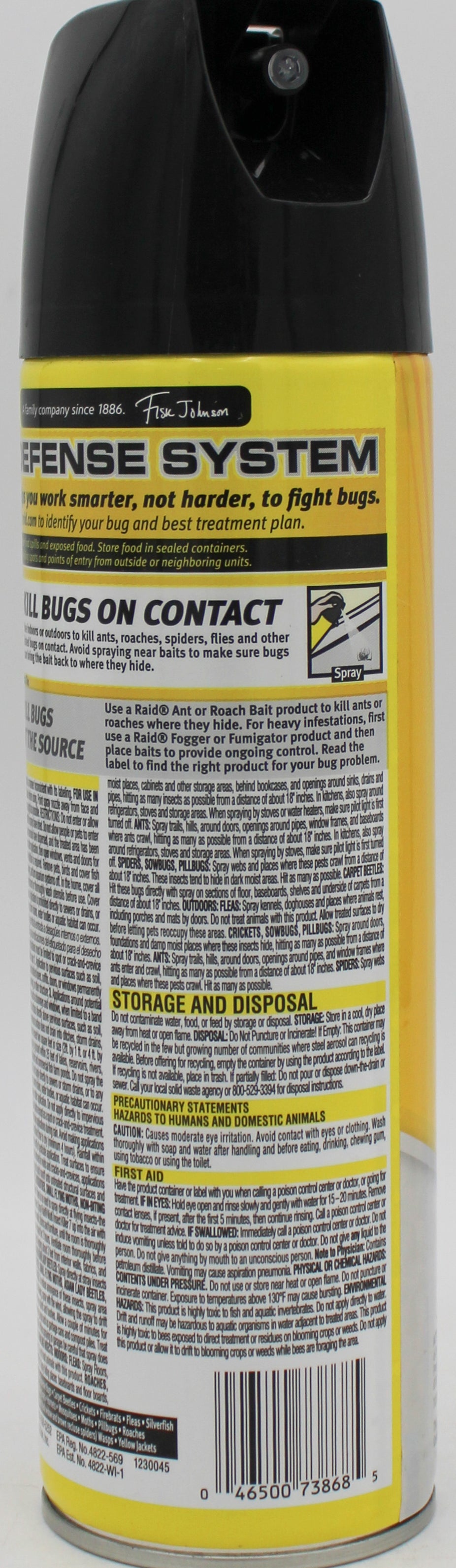 SP RAID MULTI INSECT KILLER AEROSOL15oz