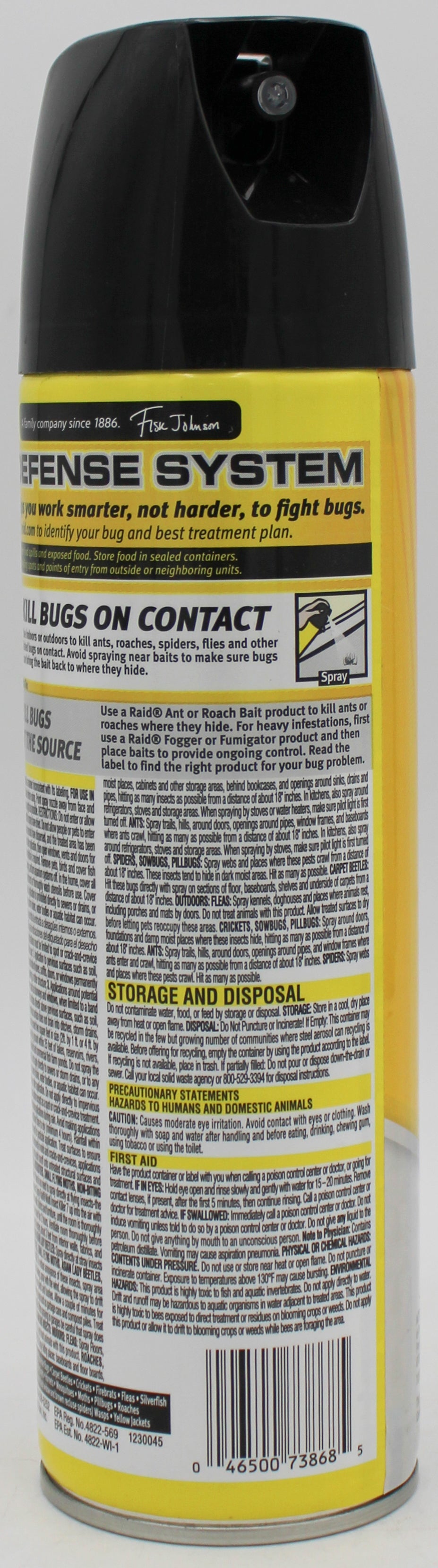 SP RAID MULTI INSECT KILLER AEROSOL15oz