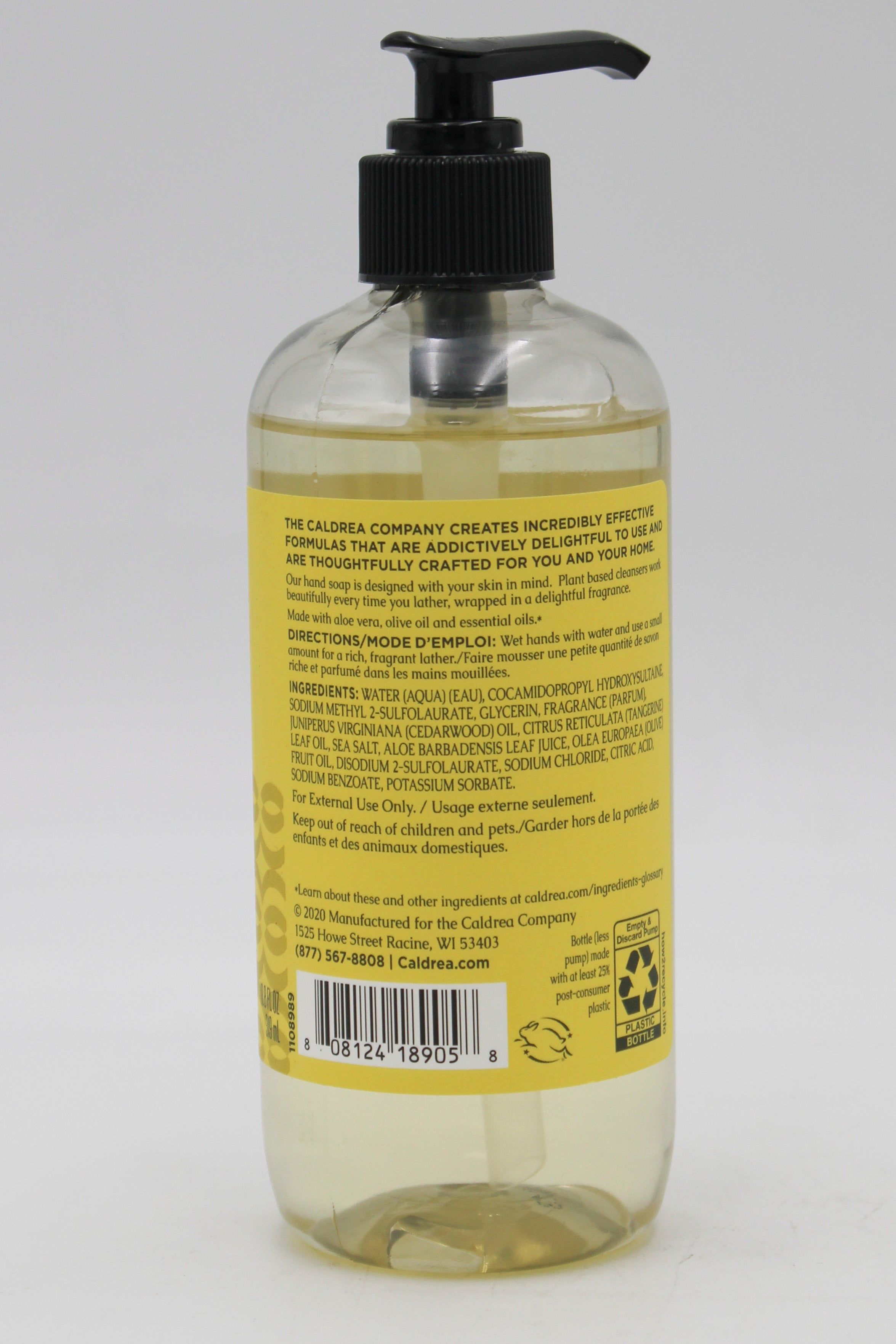 CALDREA HAND SOAP SEA SALT NEROLI 10.8oz US